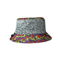 Cotton Twill Lady Sun Hat Bucket Hat with Plain Print (U0053)